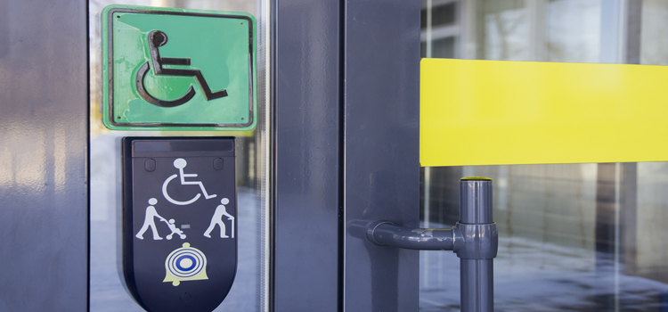 automatic handicap door opener in Alum Rock