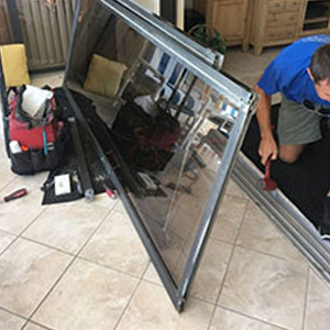 sliding glass door frame repair Alum Rock